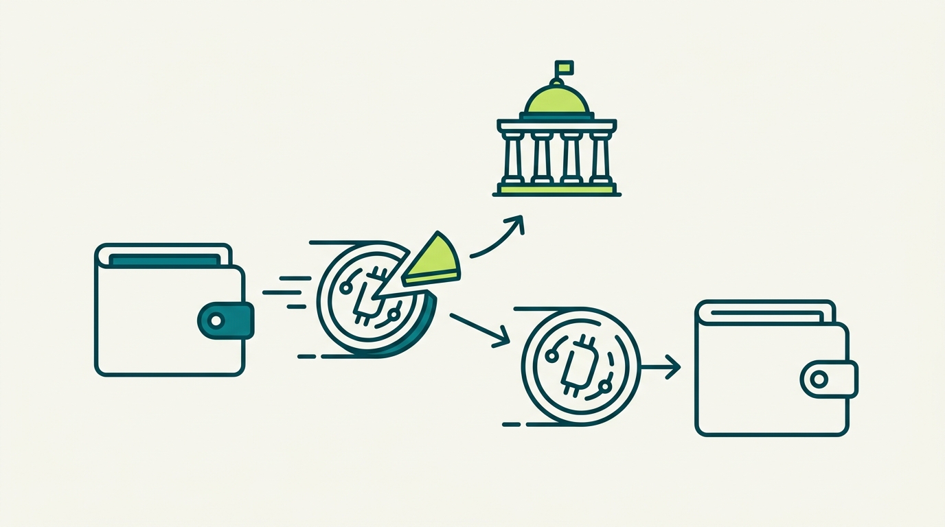 How the 0.2% privilege tax works: a small slice is taken from each digital asset transfer and remitted to the state.