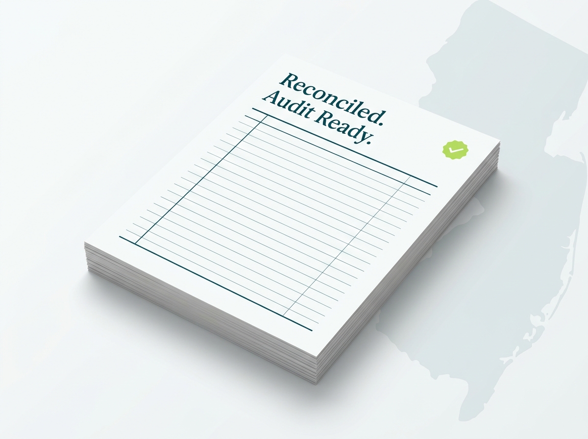New Jersey crypto tax service specialist audit-ready report illustration