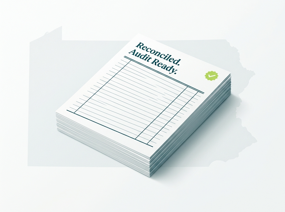 Pennsylvania crypto tax service specialist audit-ready report illustration