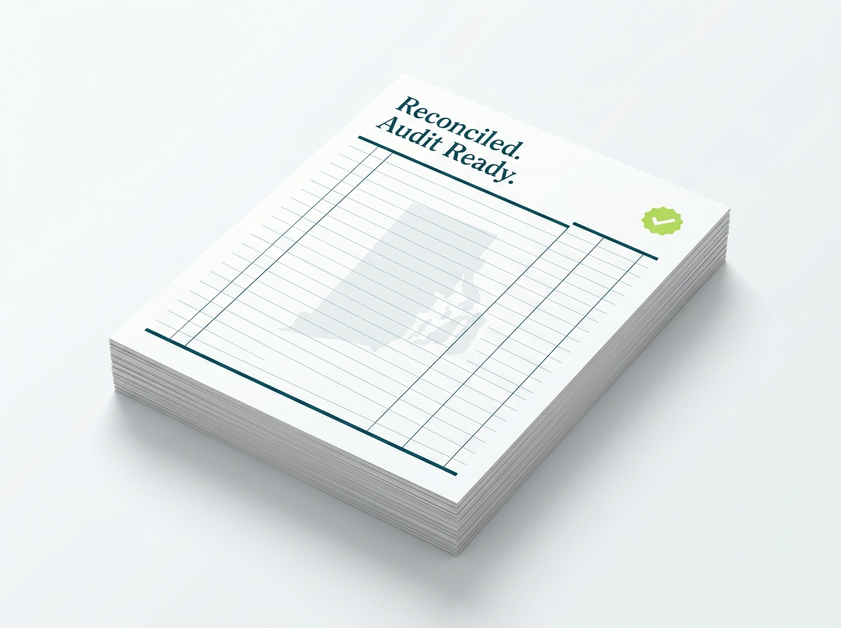 Rhode Island crypto tax service specialist audit-ready report illustration