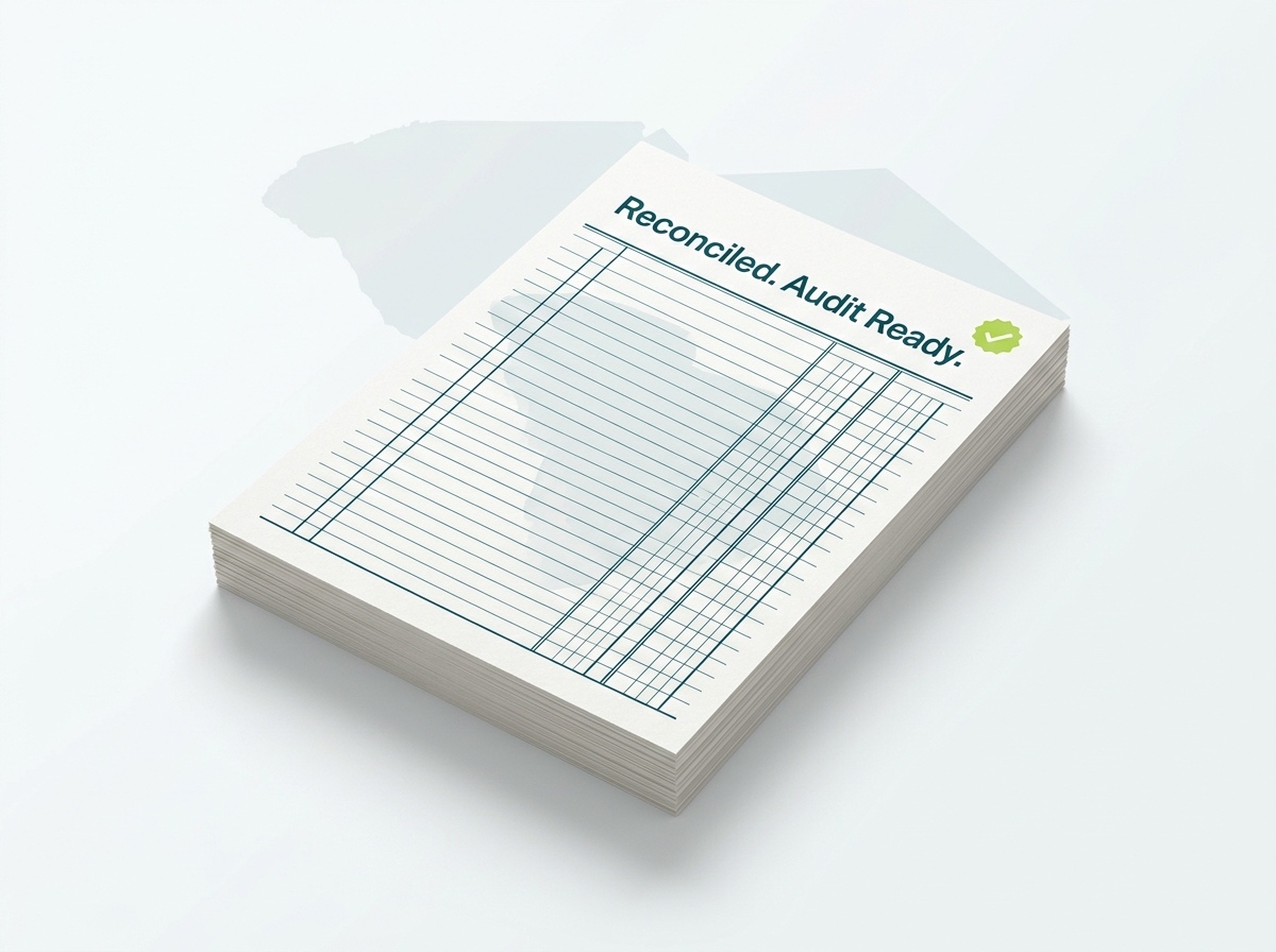 South Carolina crypto tax service specialist audit-ready report illustration