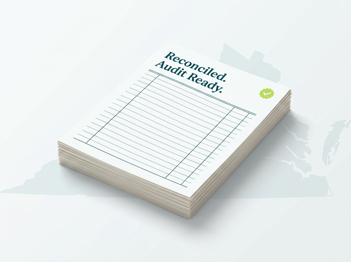 Virginia crypto tax service specialist audit-ready report illustration