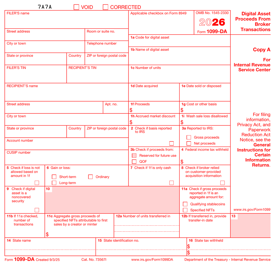 IRS Form 1099-DA, explained in the Count On Sheep guide