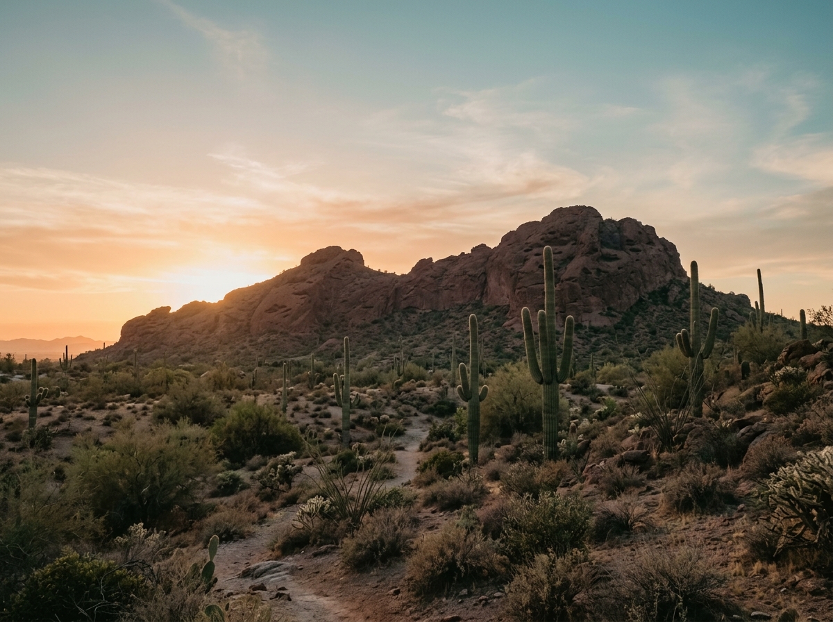Iconic view of Phoenix, AZ