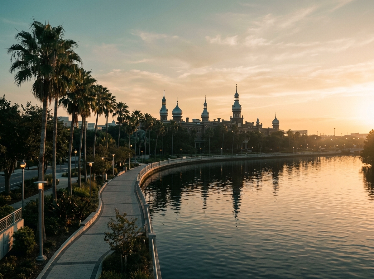Iconic view of Tampa, FL